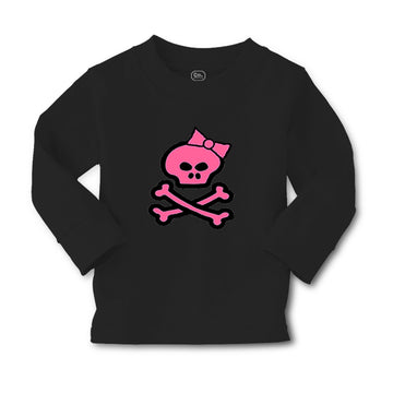 Baby Clothes Girlie Pink Skull Halloween Boy & Girl Clothes Cotton