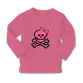Baby Clothes Girlie Pink Skull Halloween Boy & Girl Clothes Cotton