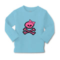Baby Clothes Girlie Pink Skull Halloween Boy & Girl Clothes Cotton