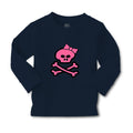 Baby Clothes Girlie Pink Skull Halloween Boy & Girl Clothes Cotton