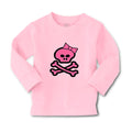 Baby Clothes Girlie Pink Skull Halloween Boy & Girl Clothes Cotton