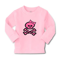 Baby Clothes Girlie Pink Skull Halloween Boy & Girl Clothes Cotton - Cute Rascals