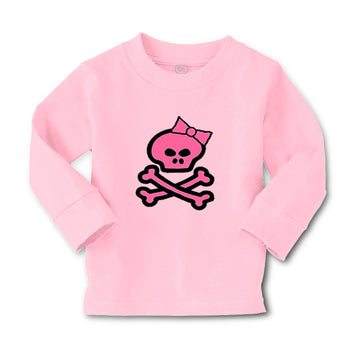 Baby Clothes Girlie Pink Skull Halloween Boy & Girl Clothes Cotton