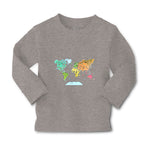 Baby Clothes Map of Animals Around The World Boy & Girl Clothes Cotton - Cute Rascals