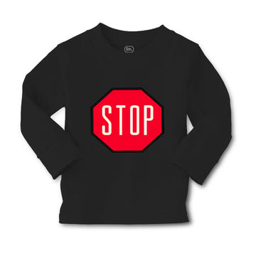 Baby Clothes Red Stop Sign Funny Humor Boy & Girl Clothes Cotton