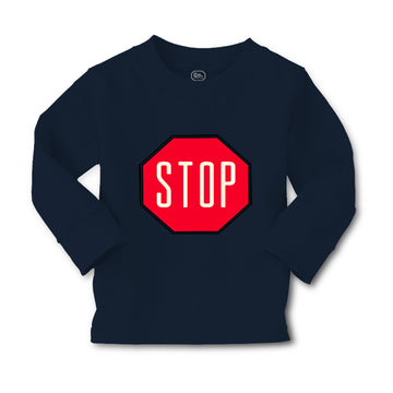 Baby Clothes Red Stop Sign Funny Humor Boy & Girl Clothes Cotton