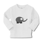 Baby Clothes Grey Elephant with The Trump up Zoo Funny Boy & Girl Clothes Cotton - Cute Rascals