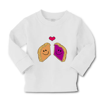 Baby Clothes Peanut Butter and Jelly Toasts in Love B Boy & Girl Clothes Cotton
