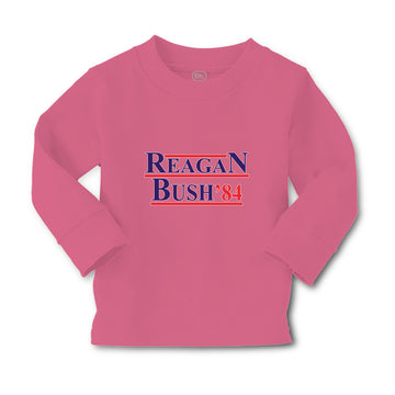 Baby Clothes Reagan Bush' 84 President Political Leaders Committee Cotton