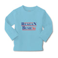 Baby Clothes Reagan Bush' 84 President Political Leaders Committee Cotton