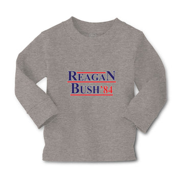 Baby Clothes Reagan Bush' 84 President Political Leaders Committee Cotton