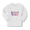 Baby Clothes Reagan Bush' 84 President Political Leaders Committee Cotton