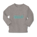 Baby Clothes Hallo A German Greeting Boy & Girl Clothes Cotton