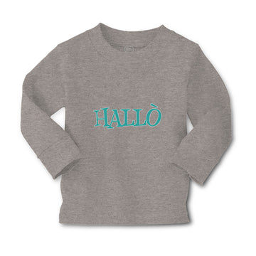 Baby Clothes Hallo A German Greeting Boy & Girl Clothes Cotton