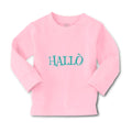 Baby Clothes Hallo A German Greeting Boy & Girl Clothes Cotton