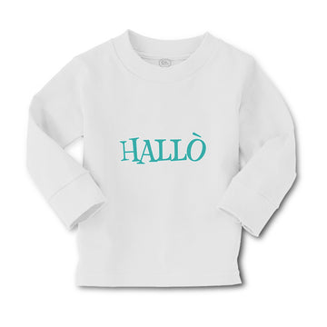 Baby Clothes Hallo A German Greeting Boy & Girl Clothes Cotton