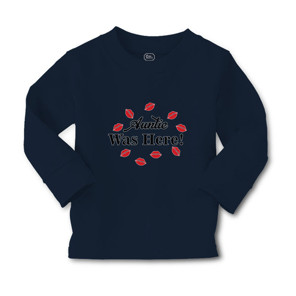 Baby Clothes Auntie Was Here! with Lipstick Marks Boy & Girl Clothes Cotton - Cute Rascals