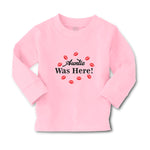 Baby Clothes Auntie Was Here! with Lipstick Marks Boy & Girl Clothes Cotton - Cute Rascals