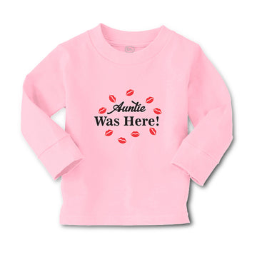 Baby Clothes Auntie Was Here! with Lipstick Marks Boy & Girl Clothes Cotton