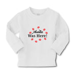 Baby Clothes Auntie Was Here! with Lipstick Marks Boy & Girl Clothes Cotton - Cute Rascals