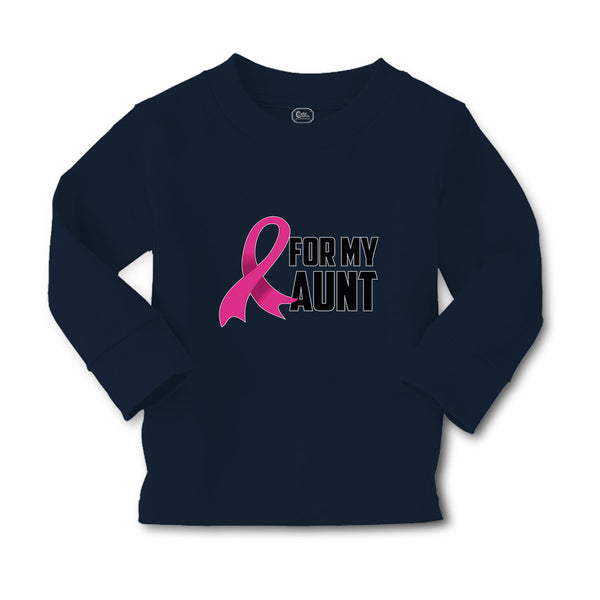 Baby Clothes For My Aunt with Breast Cancer Awareness Pink Ribbon Cotton - Cute Rascals
