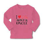 Baby Clothes I Love My Aunts & Uncle with Heart Boy & Girl Clothes Cotton - Cute Rascals