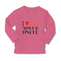 Baby Clothes I Love My Aunts & Uncle with Heart Boy & Girl Clothes Cotton - Cute Rascals