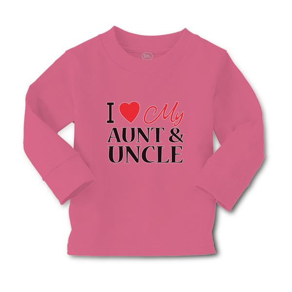 Baby Clothes I Love My Aunts & Uncle with Heart Boy & Girl Clothes Cotton - Cute Rascals