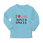 Baby Clothes I Love My Aunts & Uncle with Heart Boy & Girl Clothes Cotton - Cute Rascals