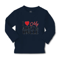 Baby Clothes I Love My Aunts & Uncle with Heart Boy & Girl Clothes Cotton - Cute Rascals