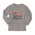 Baby Clothes I Love My Aunts & Uncle with Heart Boy & Girl Clothes Cotton - Cute Rascals