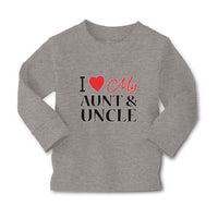 Baby Clothes I Love My Aunts & Uncle with Heart Boy & Girl Clothes Cotton - Cute Rascals