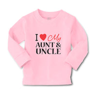 Baby Clothes I Love My Aunts & Uncle with Heart Boy & Girl Clothes Cotton - Cute Rascals