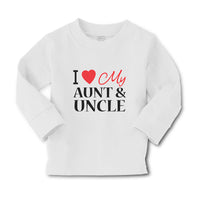 Baby Clothes I Love My Aunts & Uncle with Heart Boy & Girl Clothes Cotton - Cute Rascals