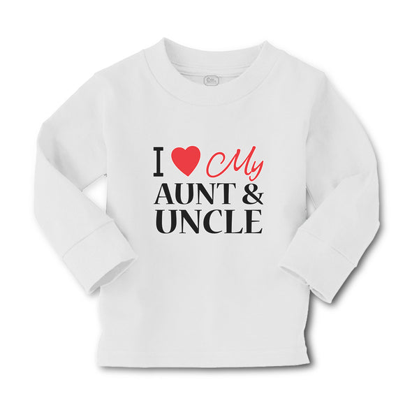 Baby Clothes I Love My Aunts & Uncle with Heart Boy & Girl Clothes Cotton - Cute Rascals