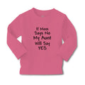 Baby Clothes If Mom Says No My Aunt Will Say Yes Boy & Girl Clothes Cotton
