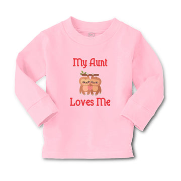 Baby Clothes My Aunt Loves Me and An Sloths Are Hanging on The Tree Branch