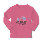 Baby Clothes My Auntie Loves Me! with Cute Elephants Playing Boy & Girl Clothes - Cute Rascals