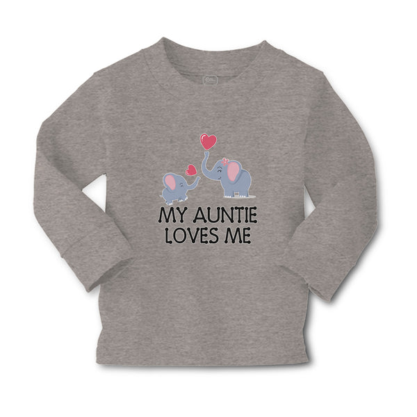 Baby Clothes My Auntie Loves Me! with Cute Elephants Playing Boy & Girl Clothes - Cute Rascals