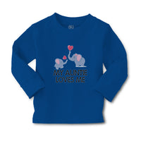 Baby Clothes My Auntie Loves Me! with Cute Elephants Playing Boy & Girl Clothes - Cute Rascals