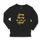 Baby Clothes Sassy like My Aunt with Golden Heart and Arrow Pattern Cotton - Cute Rascals