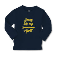Baby Clothes Sassy like My Aunt with Golden Heart and Arrow Pattern Cotton - Cute Rascals