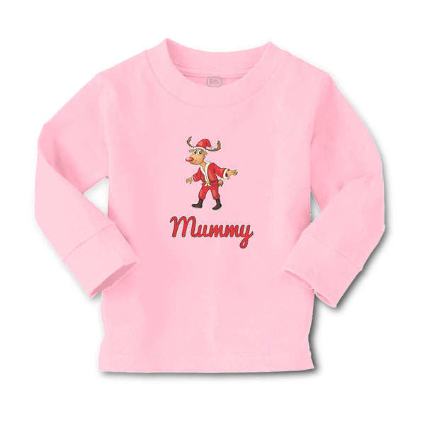 Baby Clothes Mummy and A Deer in An Christmas Santa Claus's Costume with Horns - Cute Rascals