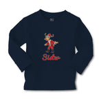 Baby Clothes Sister and A Deer in An Christmas Santa Claus's Costume with Horns - Cute Rascals