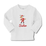 Baby Clothes Sister and A Deer in An Christmas Santa Claus's Costume with Horns - Cute Rascals