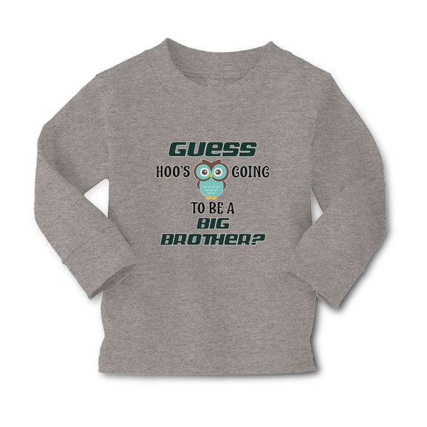 Baby Clothes Guess Hoo's Going to Be A Big Brother Boy & Girl Clothes Cotton - Cute Rascals