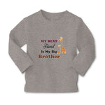 Baby Clothes My Best Friend Is My Big Brother Boy & Girl Clothes Cotton - Cute Rascals