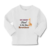 Baby Clothes My Best Friend Is My Big Brother Boy & Girl Clothes Cotton - Cute Rascals