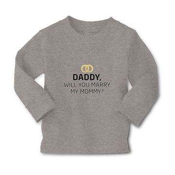 Baby Clothes Daddy Will You Marry My Mommy Boy & Girl Clothes Cotton
