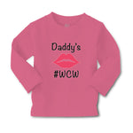 Baby Clothes Daddy's #Wcw with Lipstick Mark Boy & Girl Clothes Cotton - Cute Rascals